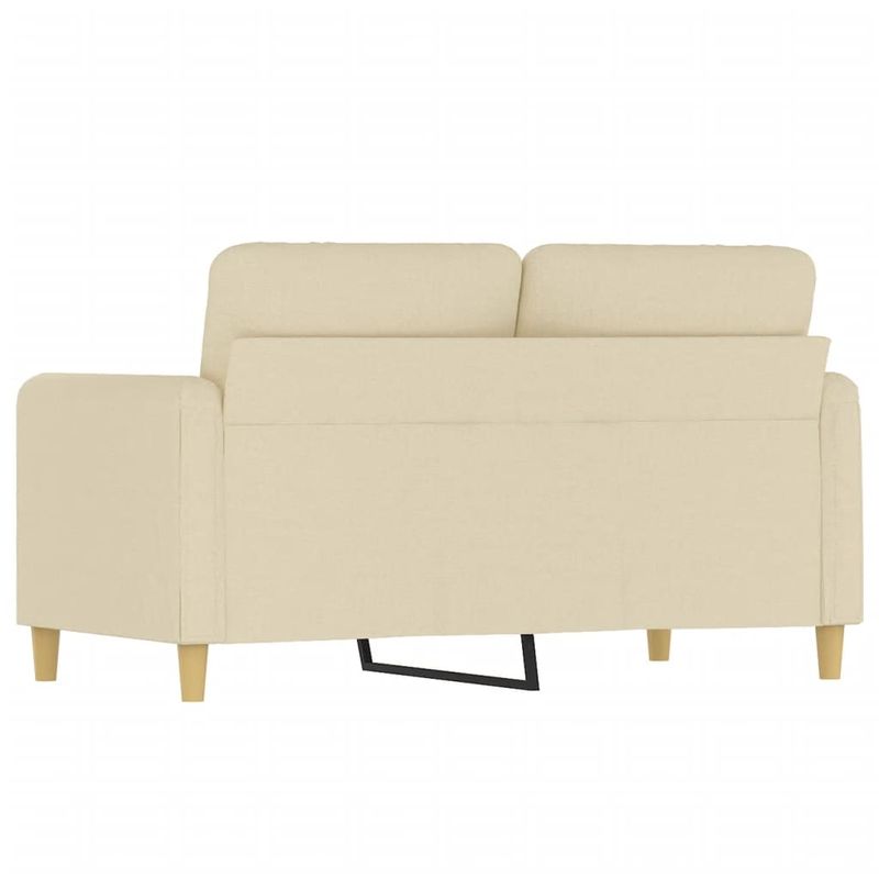 Casa si Gradina - Mobilier - Canapele si coltare - Canapele - Canapea cu 2 locuri, crem, 120 cm, material textil - Infinity.ro