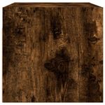 Casa si Gradina - Mobilier - Dulapuri si sifoniere - Dulapuri - Dulapuri perete cu usi din sticla, stejar fumuriu, 68,5x37x35cm - Infinity.ro