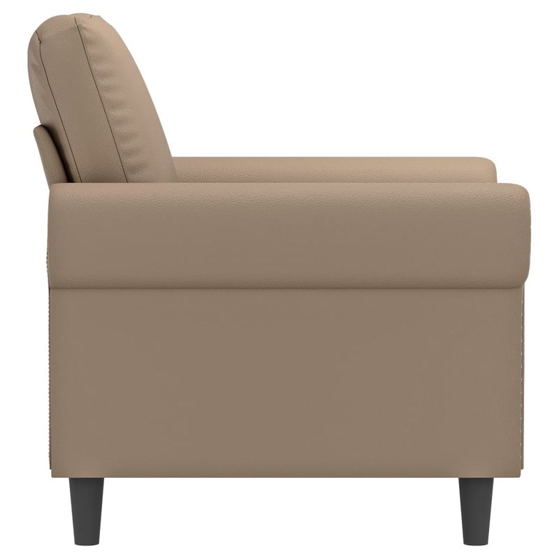Casa si Gradina - Mobilier - Canapele si coltare - Canapele - Canapea de o persoana, cappuccino, 60 cm, piele ecologica - Infinity.ro