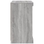 Casa si Gradina - Mobilier - Comode si corpuri - Comode - Servanta cu lumini LED, gri sonoma, 41x37x67 cm - Infinity.ro
