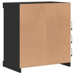 Casa si Gradina - Mobilier - Comode si corpuri - Comode - Servanta cu lumini LED, negru, 60,5x37x67 cm - Infinity.ro