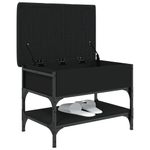 Casa si Gradina - Mobilier - Organizare si depozitare - Bancute - Banca de pantofi, negru, 62x42x45 cm, lemn prelucrat - Infinity.ro
