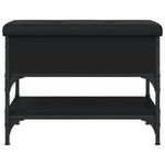 Casa si Gradina - Mobilier - Organizare si depozitare - Bancute - Banca de pantofi, negru, 62x42x45 cm, lemn prelucrat - Infinity.ro