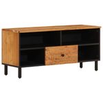 Casa si Gradina - Mobilier - Comode si corpuri - Comode - Dulap TV, 100x33x46 cm, lemn masiv de acacia - Infinity.ro