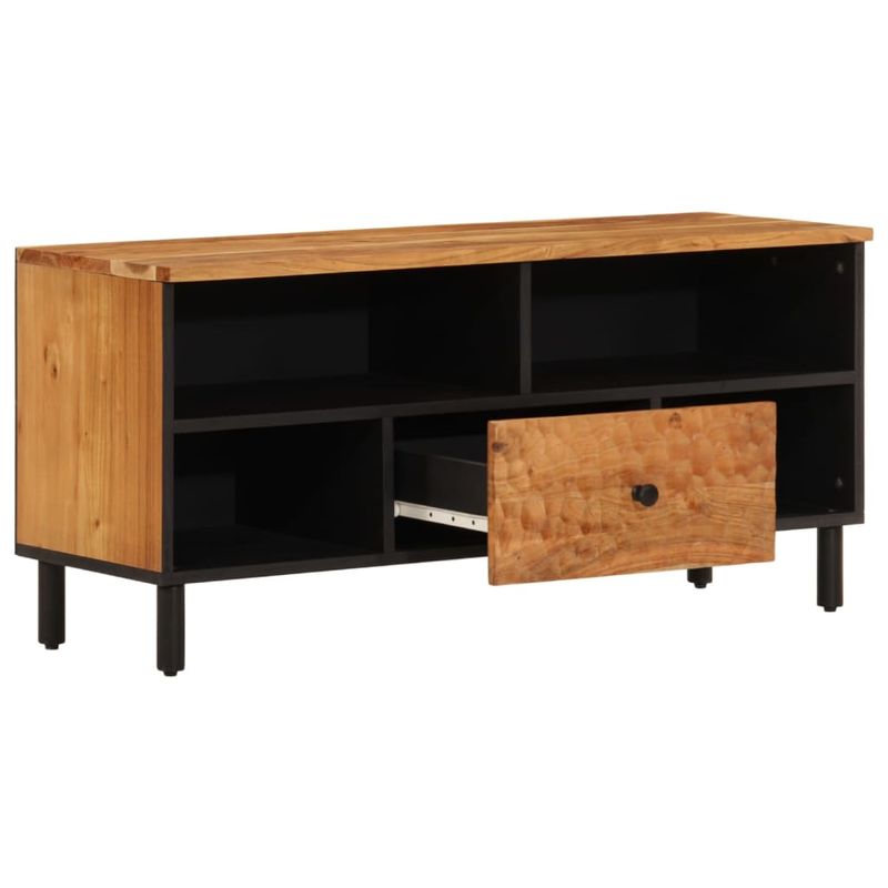 Casa si Gradina - Mobilier - Comode si corpuri - Comode - Dulap TV, 100x33x46 cm, lemn masiv de acacia - Infinity.ro