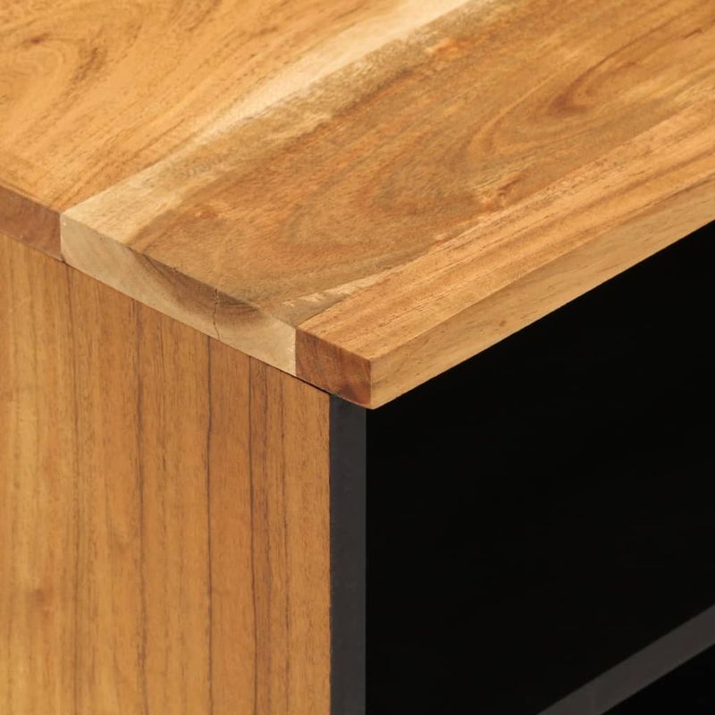 Casa si Gradina - Mobilier - Comode si corpuri - Comode - Dulap TV, 100x33x46 cm, lemn masiv de acacia - Infinity.ro