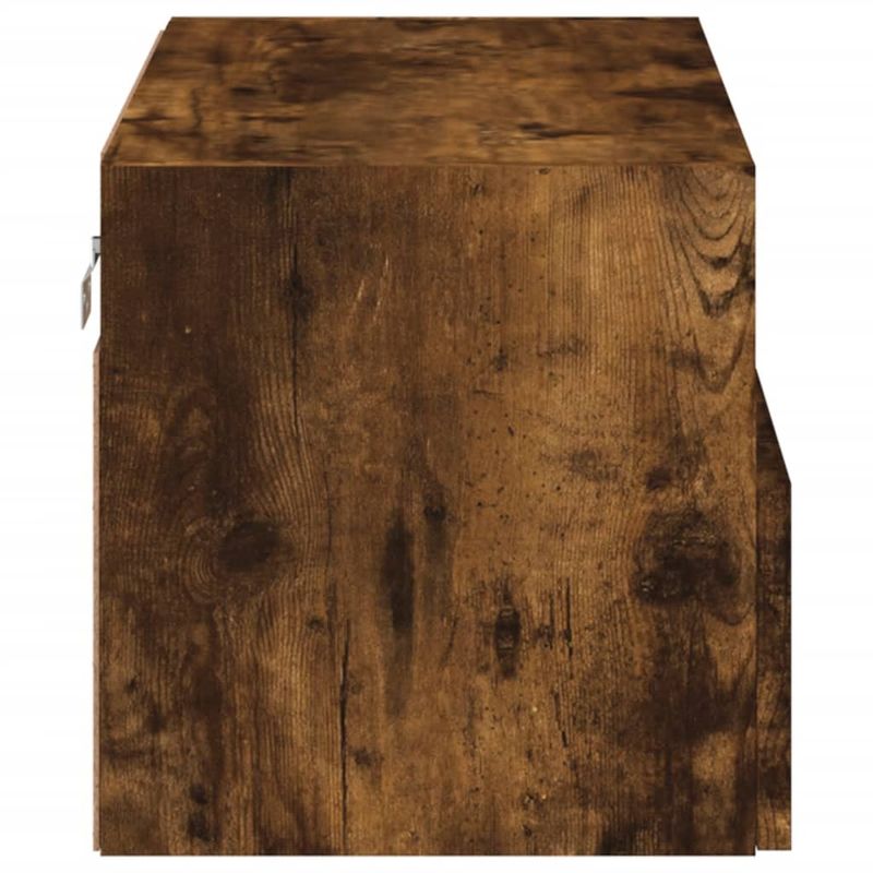 Casa si Gradina - Mobilier - Comode si corpuri - Comode - Comoda TV de perete stejar fumuriu 60x30x30 cm lemn prelucrat - Infinity.ro