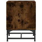 Casa si Gradina - Mobilier - Comode si corpuri - Noptiere - Noptiere cu usi din sticla, 2 buc., stejar afumat, 35x37x50 cm - Infinity.ro