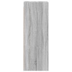 Casa si Gradina - Mobilier - Dulapuri si sifoniere - Dulapuri - Dulap de perete cu usi din sticla, gri sonoma, 35x37x100 cm - Infinity.ro