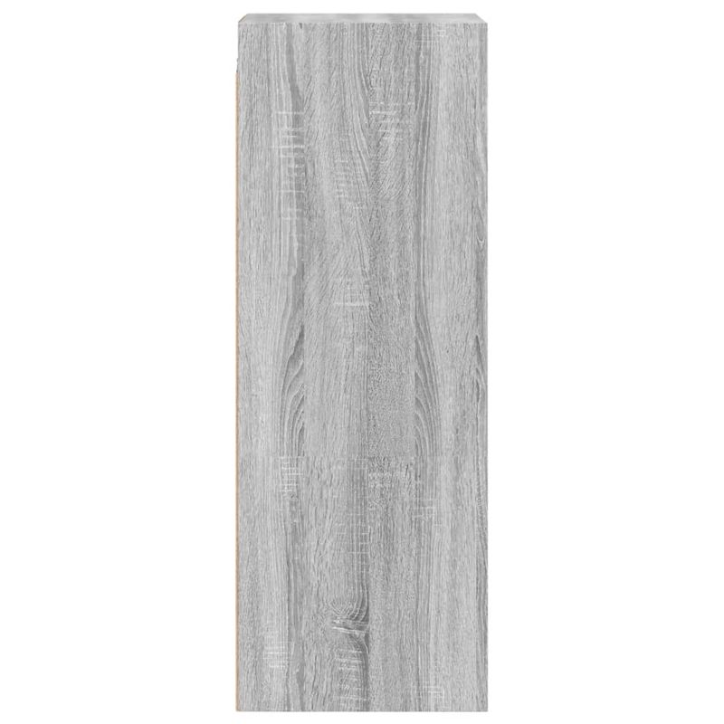 Casa si Gradina - Mobilier - Dulapuri si sifoniere - Dulapuri - Dulap de perete cu usi din sticla, gri sonoma, 35x37x100 cm - Infinity.ro