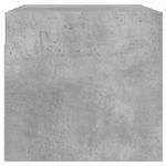 Casa si Gradina - Mobilier - Dulapuri si sifoniere - Dulapuri - Dulapuri de perete cu usi sticla 2 buc. gri beton 68,5x37x35 cm - Infinity.ro