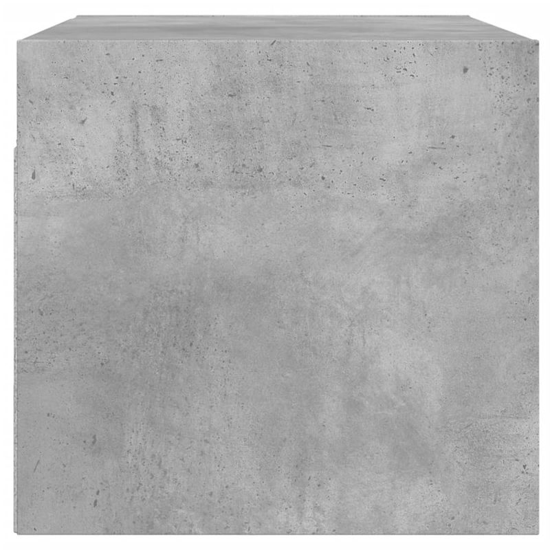 Casa si Gradina - Mobilier - Dulapuri si sifoniere - Dulapuri - Dulapuri de perete cu usi sticla 2 buc. gri beton 68,5x37x35 cm - Infinity.ro
