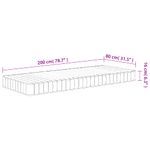Casa si Gradina - Mobilier - Saltele si somiere - Saltele - Saltea din spuma, fermitate medie moale, 80x200 cm - Infinity.ro