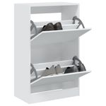 Casa si Gradina - Mobilier - Organizare si depozitare - Organizator incaltaminte - Pantofar, alb, 60x34x96,5 cm, lemn compozit - Infinity.ro