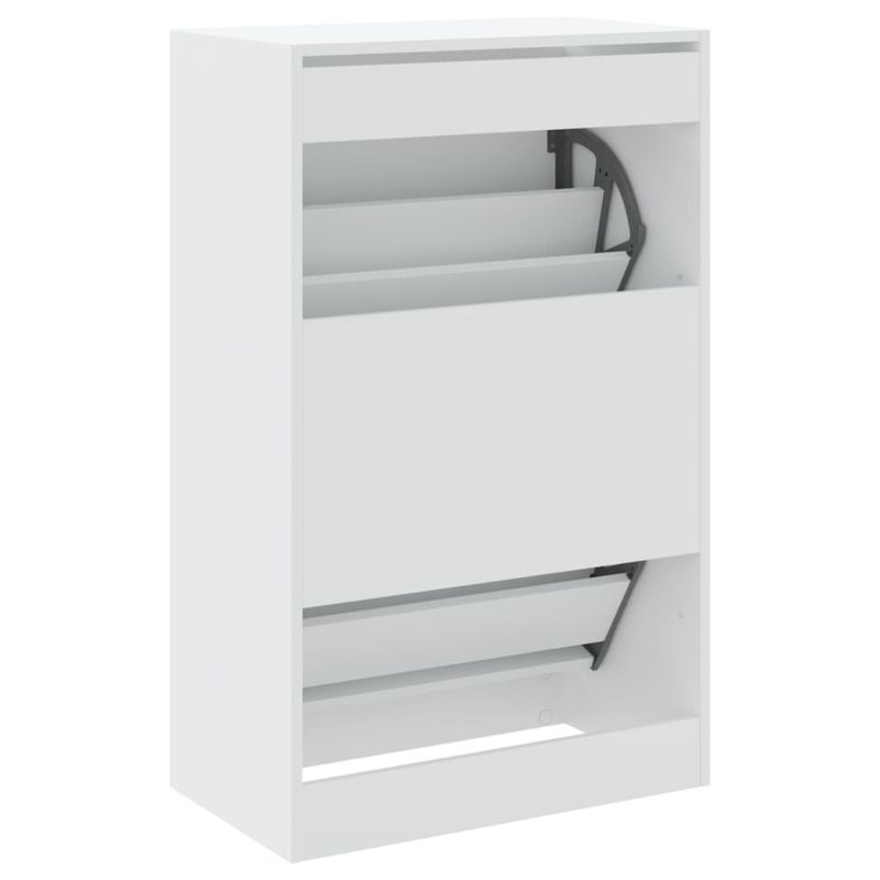 Casa si Gradina - Mobilier - Organizare si depozitare - Organizator incaltaminte - Pantofar, alb, 60x34x96,5 cm, lemn compozit - Infinity.ro