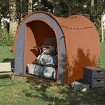 Sport si Outdoor - Camping - Corturi camping - Cort de depozitare, gri/portocaliu, 204x183x178 cm, tafta 185T - Infinity.ro