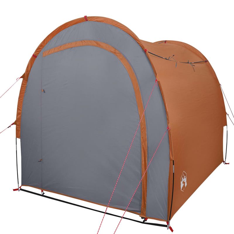 Sport si Outdoor - Camping - Corturi camping - Cort de depozitare, gri/portocaliu, 204x183x178 cm, tafta 185T - Infinity.ro