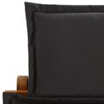 Casa si Gradina - Gradina si terasa - Mobilier exterior - Scaune si sezlonguri gradina - Sezlong cu saltea, gri inchis, lemn masiv acacia - Infinity.ro