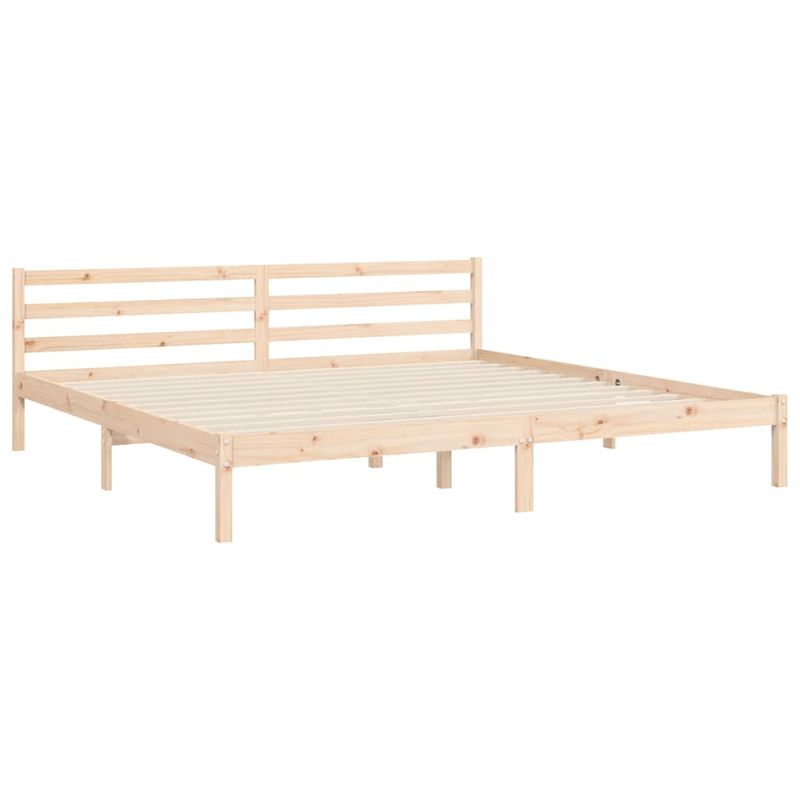 Casa si Gradina - Mobilier - Paturi si accesorii - Paturi - Cadru de pat cu tablie single mic, lemn masiv de pin - Infinity.ro