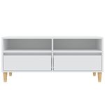 Casa si Gradina - Mobilier - Comode si corpuri - Comode - Comoda TV, alb, 100x34,5x44,5 cm, lemn prelucrat - Infinity.ro