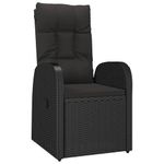 Casa si Gradina - Gradina si terasa - Mobilier exterior - Scaune si sezlonguri gradina - Set mobilier de gradina cu perne, 5 piese, negru, poliratan - Infinity.ro