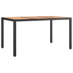Casa si Gradina - Gradina si terasa - Mobilier exterior - Scaune si sezlonguri gradina - Set mobilier de gradina cu perne, 5 piese, negru, poliratan - Infinity.ro