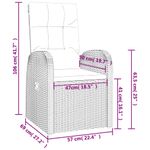 Casa si Gradina - Gradina si terasa - Mobilier exterior - Scaune si sezlonguri gradina - Set mobilier de gradina cu perne, 5 piese, negru, poliratan - Infinity.ro