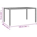 Casa si Gradina - Gradina si terasa - Mobilier exterior - Scaune si sezlonguri gradina - Set mobilier de gradina cu perne, 5 piese, negru, poliratan - Infinity.ro