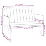 Casa si Gradina - Mobilier - Canapele si coltare - Banchete - Banca, negru, 107x80x81 cm, piele ecologica - Infinity.ro
