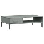 Casa si Gradina - Mobilier - Comode si corpuri - Console - Dulap consola cu picioare metalice „OSLO”, gri, lemn masiv pin - Infinity.ro