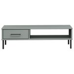 Casa si Gradina - Mobilier - Comode si corpuri - Console - Dulap consola cu picioare metalice „OSLO”, gri, lemn masiv pin - Infinity.ro