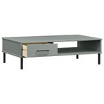 Casa si Gradina - Mobilier - Comode si corpuri - Console - Dulap consola cu picioare metalice „OSLO”, gri, lemn masiv pin - Infinity.ro