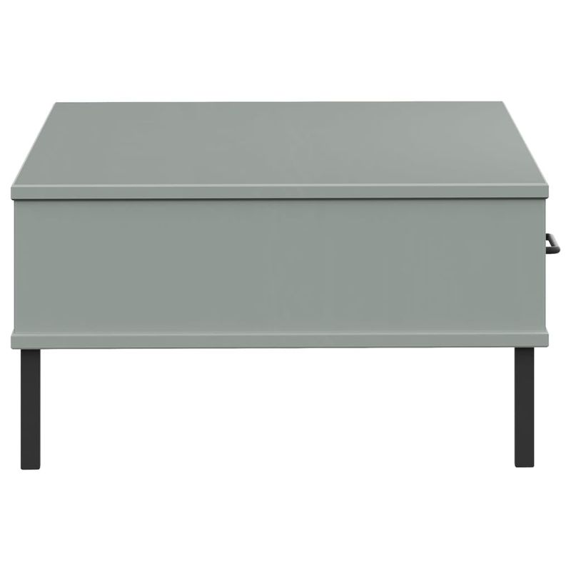 Casa si Gradina - Mobilier - Comode si corpuri - Console - Dulap consola cu picioare metalice „OSLO”, gri, lemn masiv pin - Infinity.ro