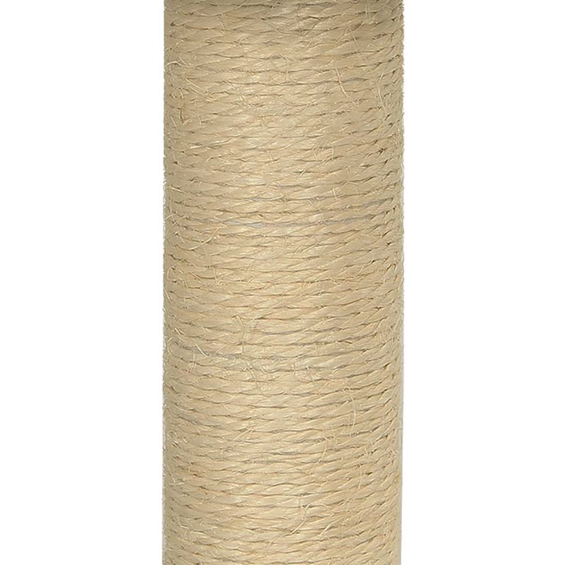 Petshop - Accesorii petshop - Jucarii animale - Ansambluri de joaca - Ansamblu de pisici cu stalp din funie de sisal, crem, 74 cm - Infinity.ro