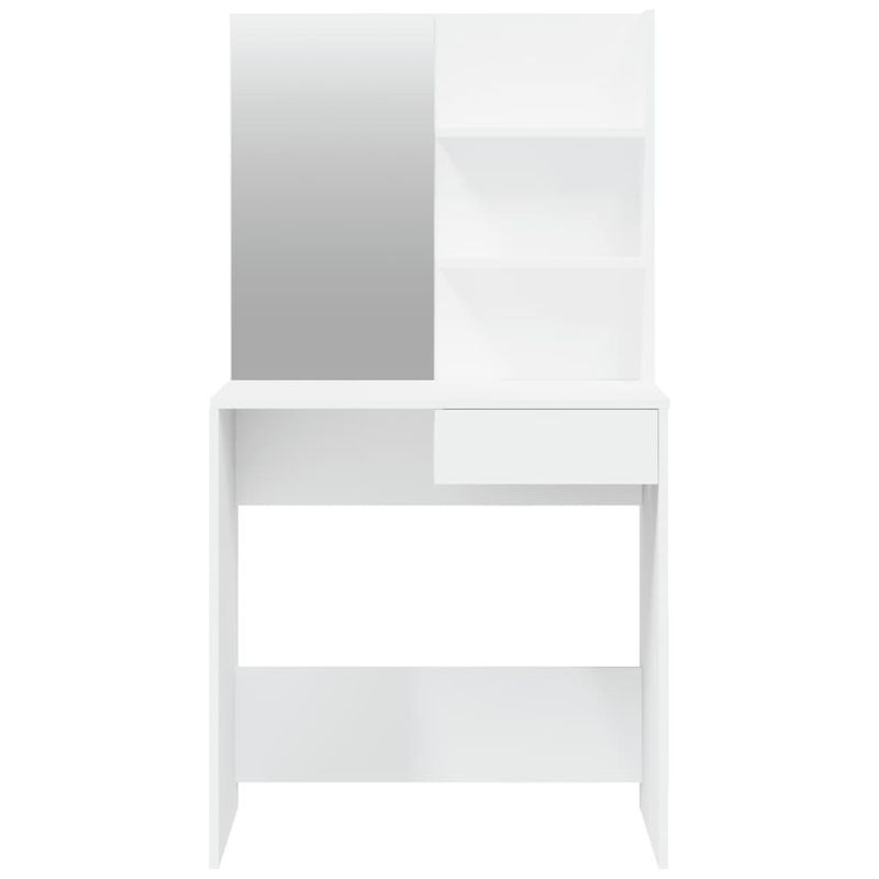 Casa si Gradina - Mobilier - Comode si corpuri - Masute de toaleta - Masa de toaleta cu oglinda, alb, 74,5x40x141 cm - Infinity.ro