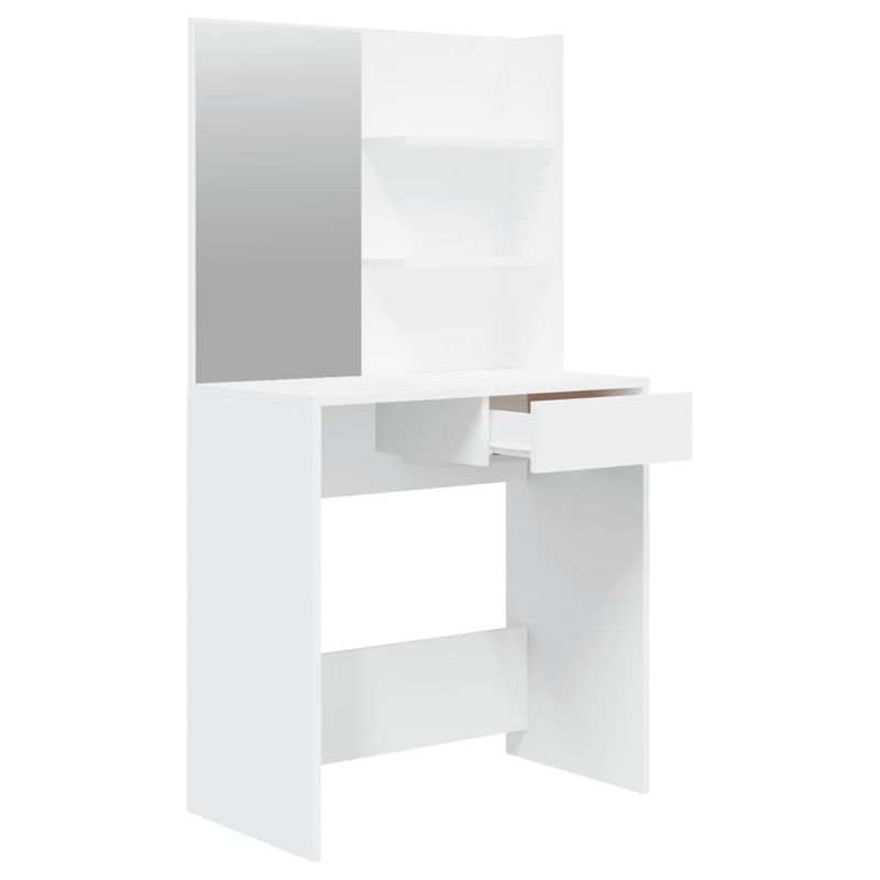 Casa si Gradina - Mobilier - Comode si corpuri - Masute de toaleta - Masa de toaleta cu oglinda, alb, 74,5x40x141 cm - Infinity.ro