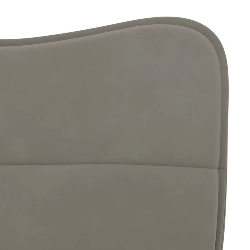 Casa si Gradina - Mobilier - Scaune si fotolii - Scaune - Scaune de bucatarie pivotante, 2 buc., gri deschis, catifea - Infinity.ro