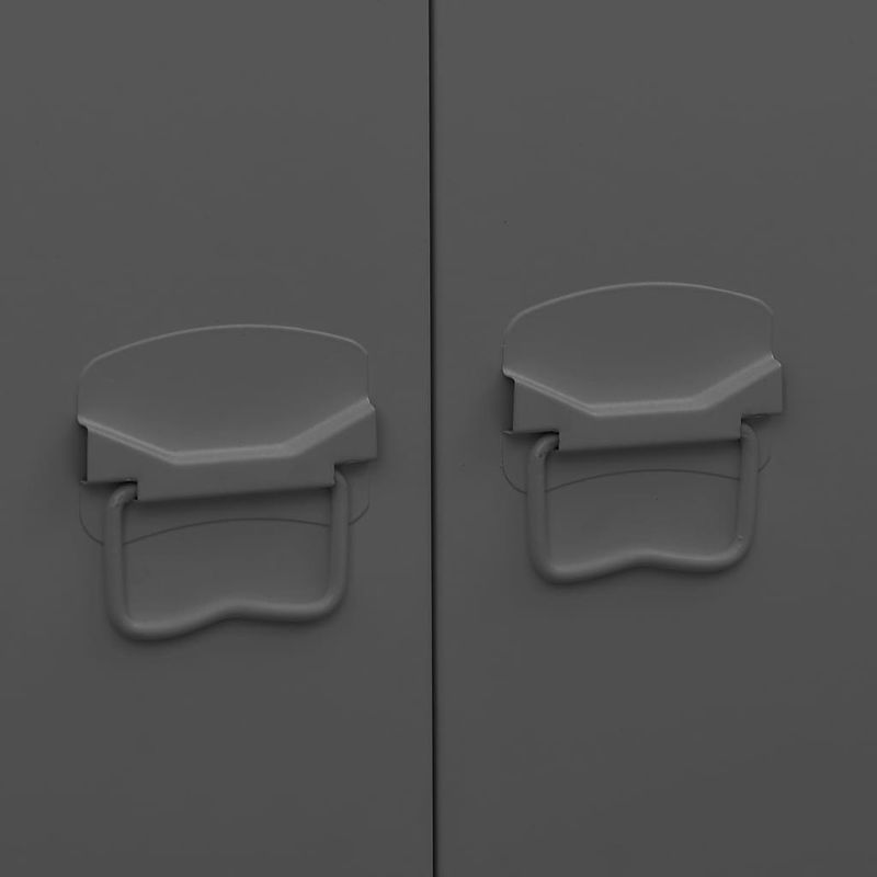 Casa si Gradina - Mobilier - Dulapuri si sifoniere - Sifoniere - Sifonier industrial, antracit, 90x50x180 cm, metal - Infinity.ro