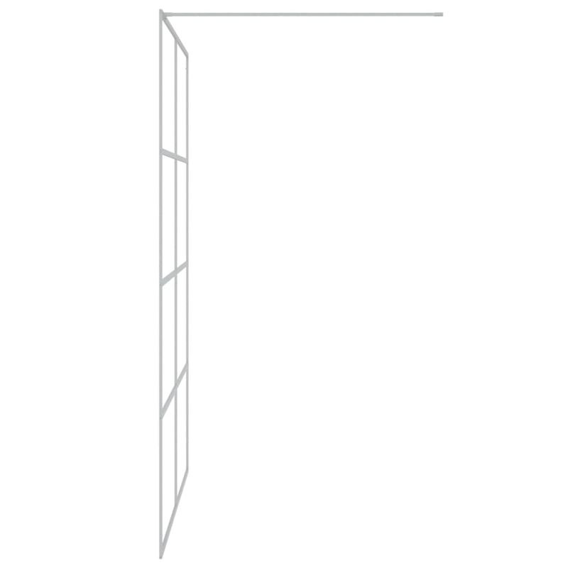 Casa si Gradina - Sanitare - Cazi si cabine de dus - Paravane si usi - Paravan de dus walk-in argintiu 140x195 cm sticla ESG transparenta - Infinity.ro