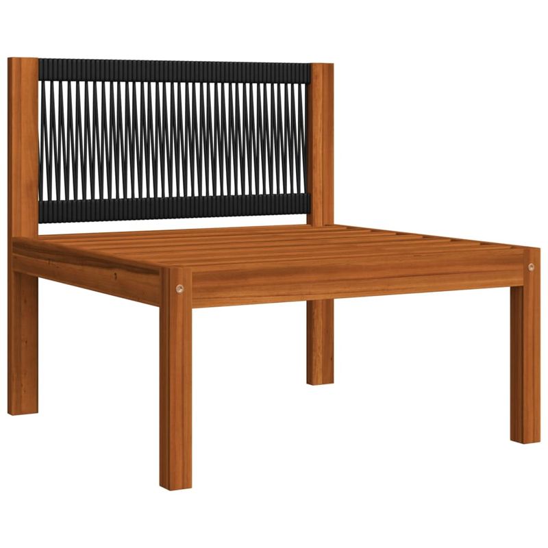 Casa si Gradina - Gradina si terasa - Mobilier exterior - Seturi mobila gradina - Set mobilier gradina cu perne, crem, 7 piese, lemn masiv acacia, model 2x colț + 4x mijloc + masă - Infinity.ro
