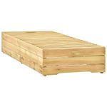 Casa si Gradina - Gradina si terasa - Mobilier exterior - Scaune si sezlonguri gradina - Sezlong, lemn de pin tratat verde - Infinity.ro