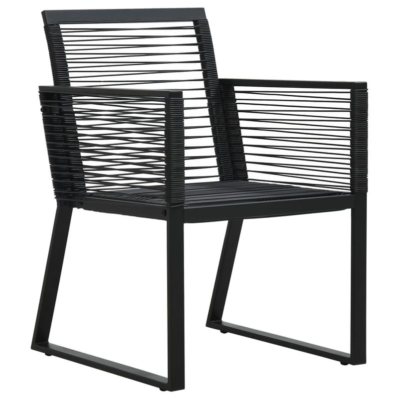 Casa si Gradina - Gradina si terasa - Mobilier exterior - Seturi mobila gradina - Set mobilier de exterior, 5 piese, negru, ratan PVC - Infinity.ro