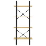 Casa si Gradina - Mobilier - Biblioteci si rafturi - Biblioteci - Biblioteca cu 4 rafturi, 60x30x140 cm, lemn masiv de pin, natural - Infinity.ro