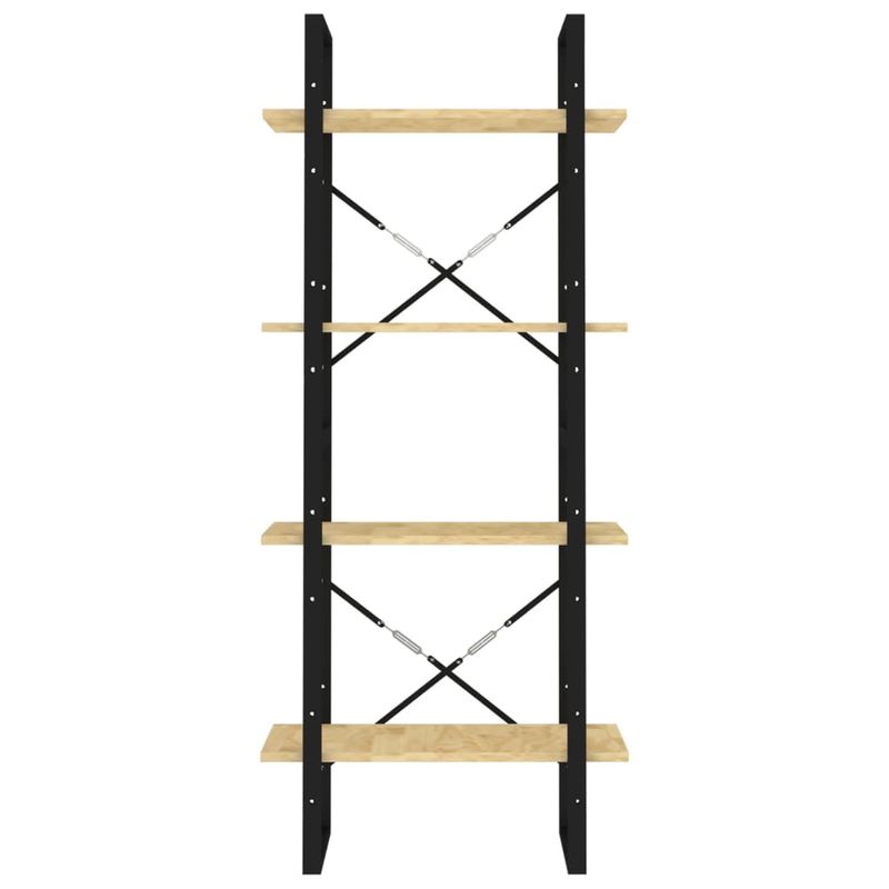 Casa si Gradina - Mobilier - Biblioteci si rafturi - Biblioteci - Biblioteca cu 4 rafturi, 60x30x140 cm, lemn masiv de pin, natural - Infinity.ro