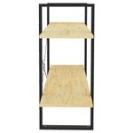 Casa si Gradina - Mobilier - Biblioteci si rafturi - Biblioteci - Biblioteca cu 2 rafturi, 100x30x70 cm, lemn masiv de pin, natural - Infinity.ro