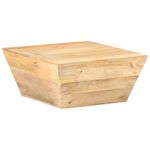 Casa si Gradina - Mobilier - Mese si birouri - Masute de cafea - Masa de cafea in forma de V, 66x66x30 cm, lemn masiv de mango - Infinity.ro