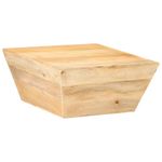 Casa si Gradina - Mobilier - Mese si birouri - Masute de cafea - Masa de cafea in forma de V, 66x66x30 cm, lemn masiv de mango - Infinity.ro