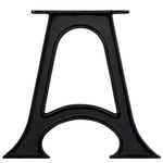 Casa si Gradina - Mobilier - Feronerie si accesorii mobila - Picioare masa de sufragerie , baza arcuita in forma de A, fonta - Infinity.ro