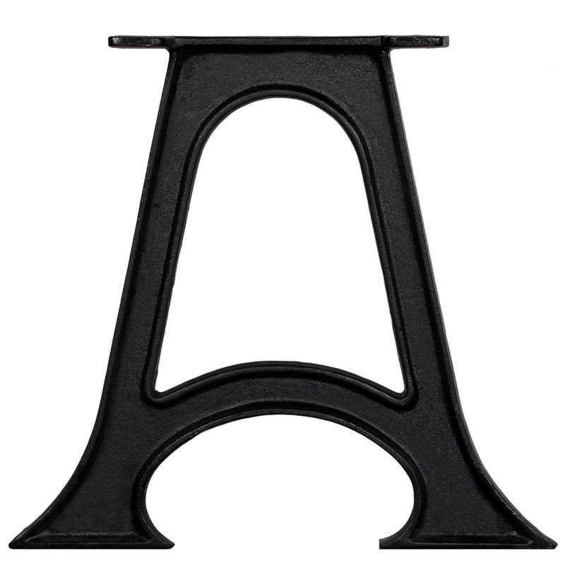 Casa si Gradina - Mobilier - Feronerie si accesorii mobila - Picioare masa de sufragerie , baza arcuita in forma de A, fonta - Infinity.ro