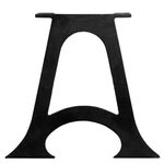 Casa si Gradina - Mobilier - Feronerie si accesorii mobila - Picioare masa de sufragerie , baza arcuita in forma de A, fonta - Infinity.ro